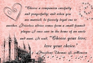 Choose your love; love your choice